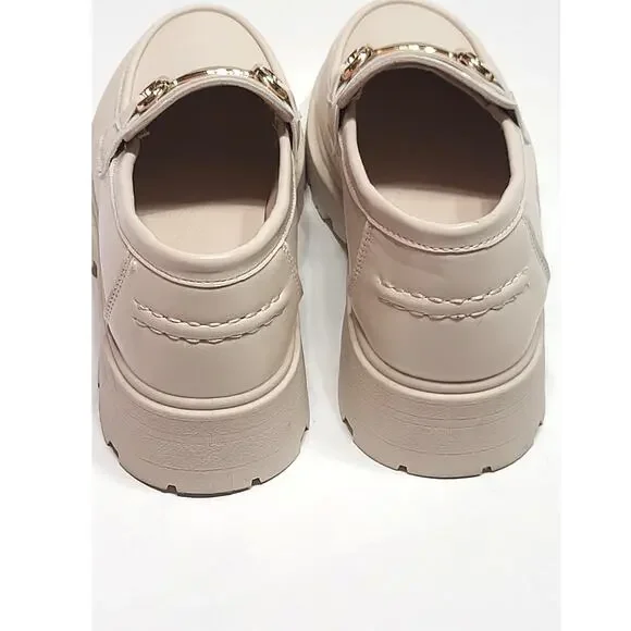Top Moda Kingsley ivory platform loafers women's size 6 - Picture 4 of 7